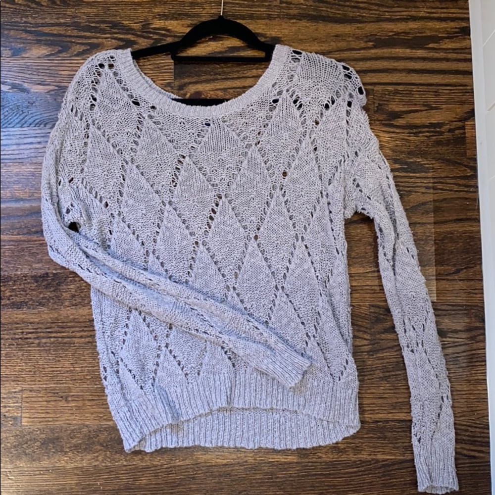 Gray sweater